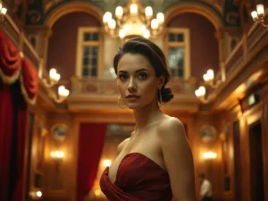 Elegancki flakon perfum na marmurowym blacie w promieniach zachodzącego słońca, podkreślający luksusowy charakter zapachu.
